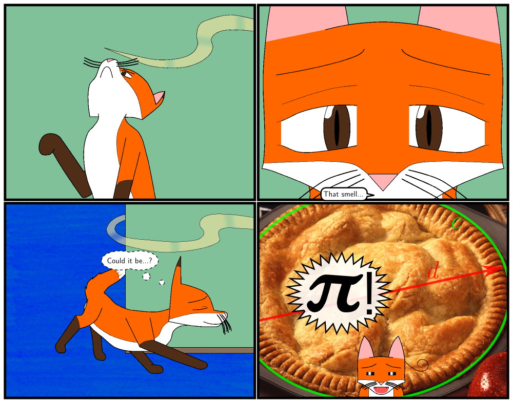 Pi is tasty when pie is involved.