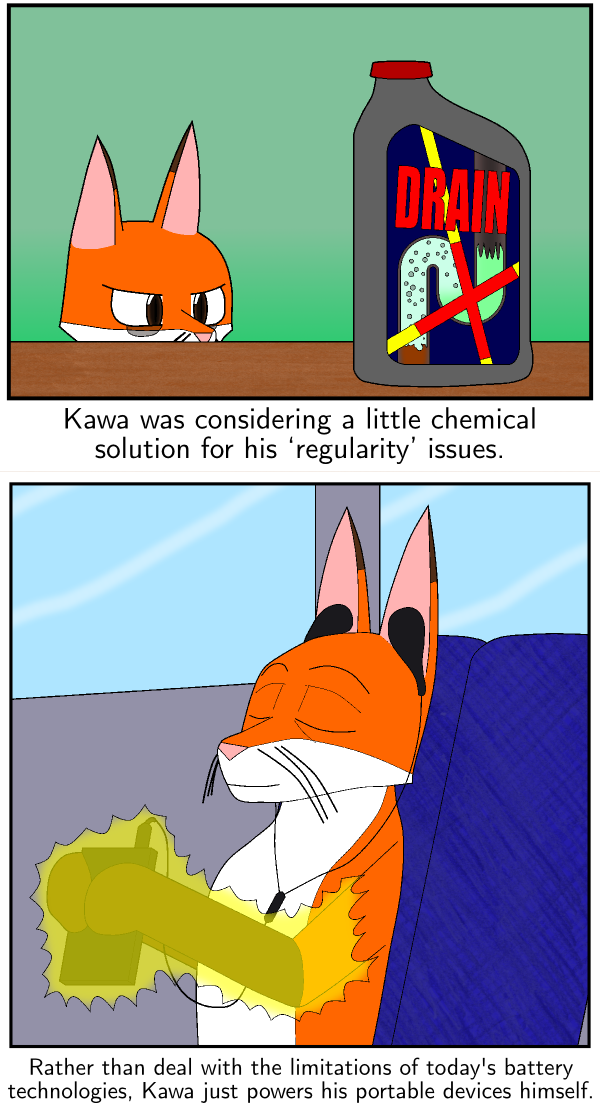 Being an electric fox makes life easy.