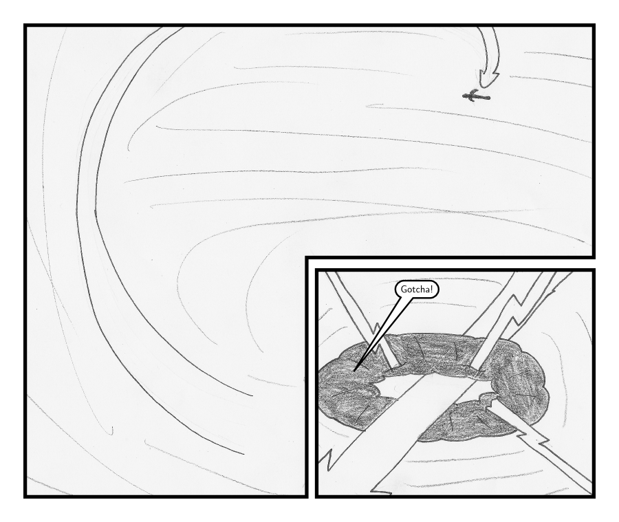 That was a short "dream" sequence.