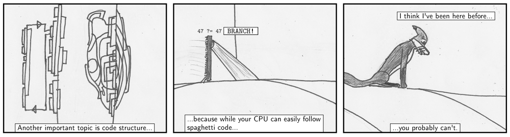 Spaghetti is better as food than programming.